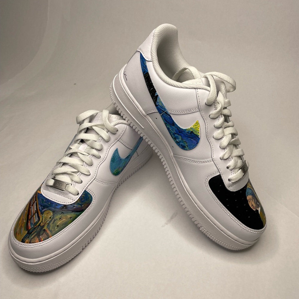 Customised AF1 classical master paintings.